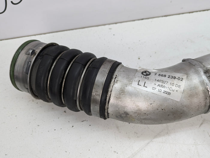 BMW E88 E82 135i N54 Turbocharger Outlet To Intercooler Charge Pipe 7568239