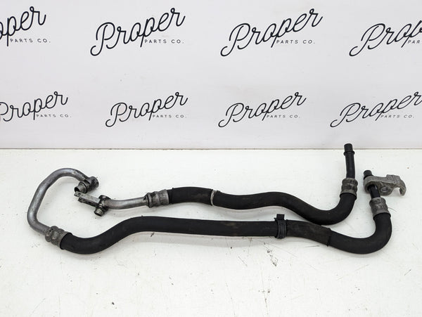 BMW E88 E82 135i N55 N54 Engine Oil Cooler Flow & Return Lines Hoses Set Pair 7573273/7573274