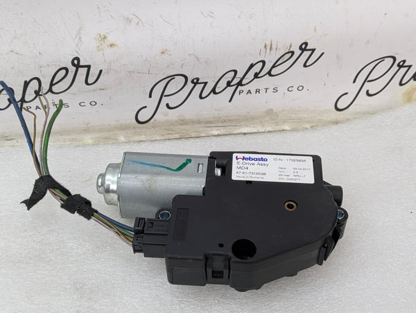 BMW F32 430xi 440xi Sunroof Drive Motor 7316536