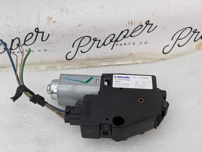 BMW F32 430xi 440xi Sunroof Drive Motor 7316536