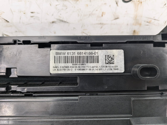 BMW F22 228xi M235xi 230xi M240xi HVAC Climate Control Panel & Radio Buttons W/Trim 6814188/9338772/9363546