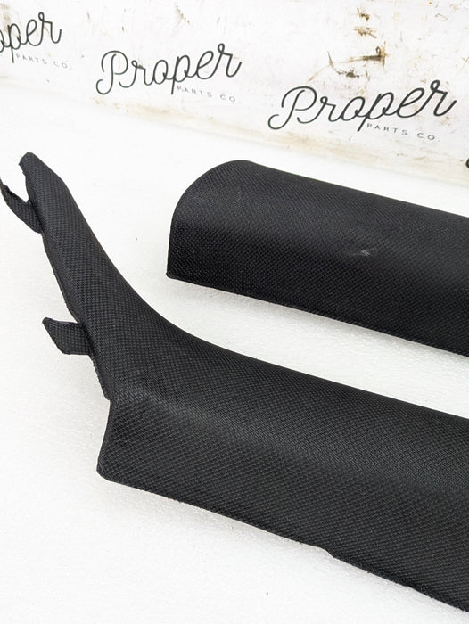 BMW F32 F36 F82 435xi 440xi 430xi 428xi M4 Driver/Passenger Black A Pillar Trim Cover Set 7276888/7276887