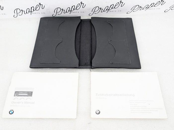 BMW Z3 M Roadster Removable Hardtop & Business Radio/Tape Player Owners Manuals W/Case