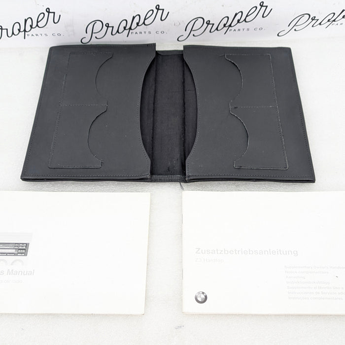 BMW Z3 M Roadster Removable Hardtop & Business Radio/Tape Player Owners Manuals W/Case