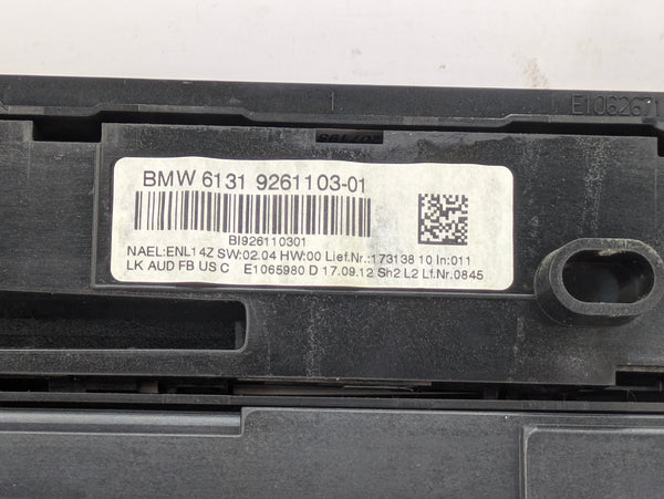 BMW F30 F31 F32 F33 F34 F36 335xi 328xi HVAC Climate Control Panel Radio Buttons 9261103