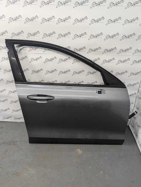 2021 Volvo V60 T6 R-Design Right/Passenger Side Front Door Osmium Gray Metallic (714)
