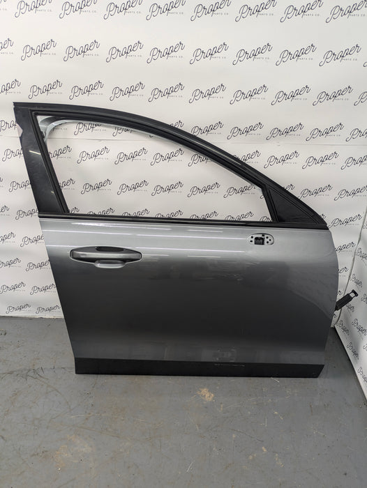 2021 Volvo V60 T6 R-Design Right/Passenger Side Front Door Osmium Gray Metallic (714)