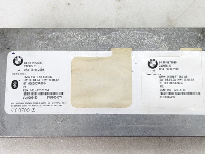 BMW E60 E61 530xi 525xi Bluetooth Telematic Commmunication Control Module 6972696