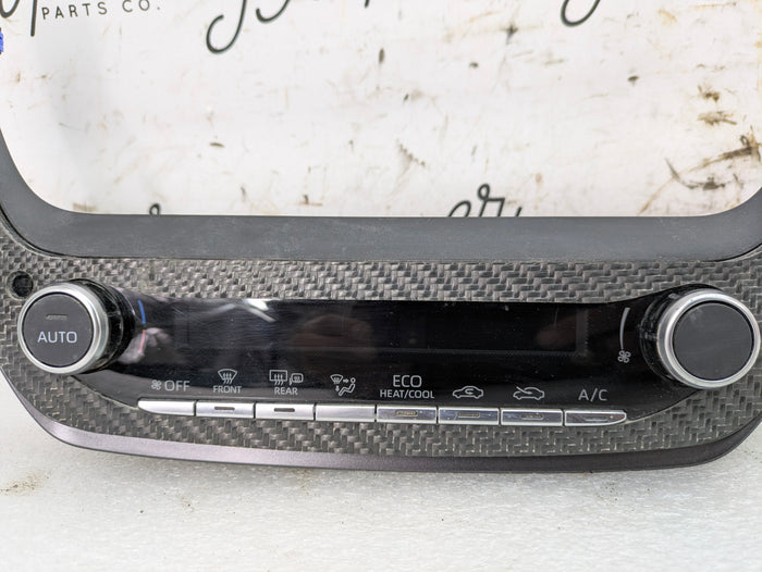 Toyota GZEA14 GR Corolla HVAC Climate Control Unit Panel Buttons Assembly 55900-12P11 *NOTE*