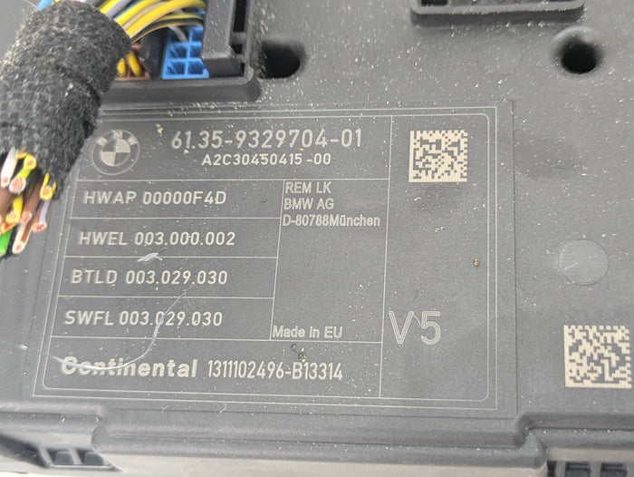 BMW F32 F33 F31 F34 F36 F30 4 & 3 Series Rear Trunk Body Control Module/BCM 9329704