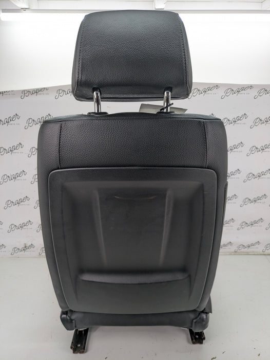 BMW E90 E91 3 Series Driver & Passenger Front Black Leather Sport Seats