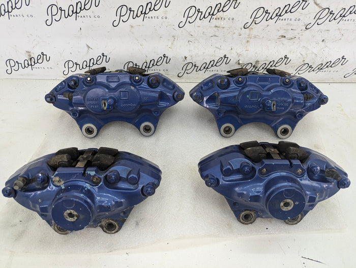 BMW F30 F31 F32 F33 F36 340 440 435 335 M sport Brembo Blue Brake Caliper Set Front & Rear