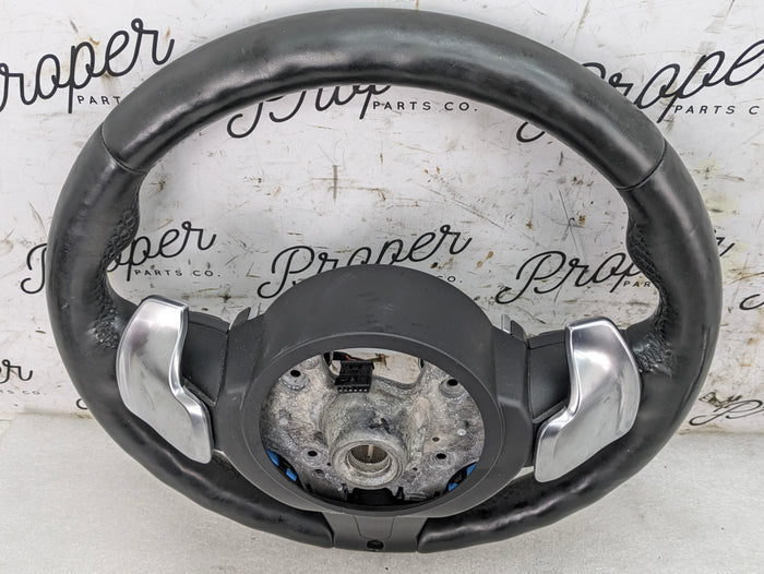 BMW F30 F32 F31 F33 F34 F36 340xi 330xi 335xi 328xi 320i M Sport Heated Leather Steering Wheel W/Paddles 3074437