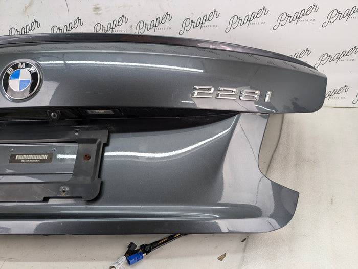 BMW F22 228xi M235xi 230xi M240xi F87 M2 Trunk Lid Mineral Grey (B39) 41007377970