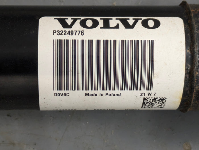 2021 Volvo V60 T6 R-Design Automatic Rear Drive Shaft/Prop Shaft 32249776