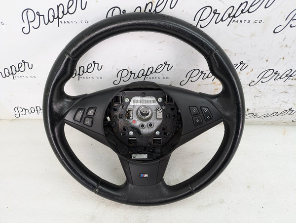 BMW E60 E61 530xi 545xi 540xi  M Sport Leather Steering Wheel 32342283939/6041557