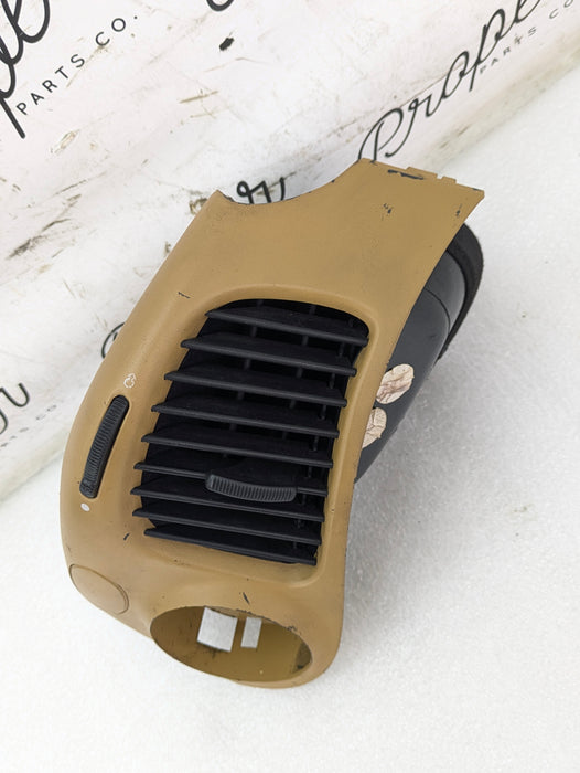 Porsche 996.2 911 Carrera 4 Left/Driver Side Dashboard Air Vent Savanna Beige 99655222504