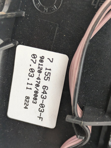 BMW E90 E91 E92 E93 3 Series Automatic Shifter Trim Cover & Boot Black 7155643