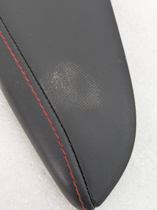 2018 Chevrolet 6th Gen Camaro 2SS Right/Passenger Side Black Leather/Red Stitching Knee Pad *DAMAGED*
