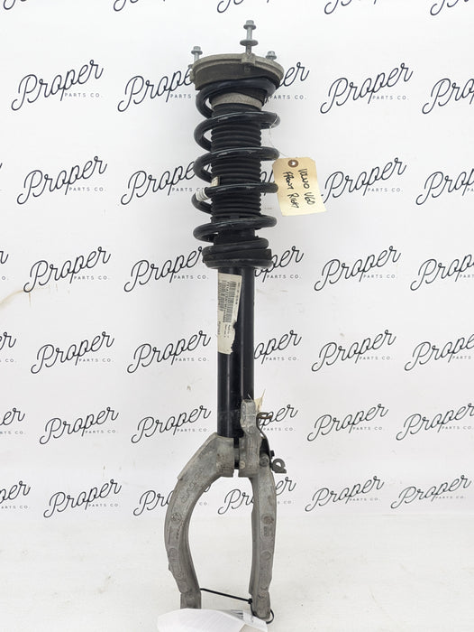 2021 Volvo V60 T6 R-Design Right/Passenger Side Front Strut W/Coil Spring & Fork 31658475/31476123