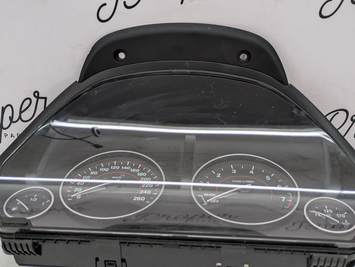 BMW F30 335xi Instrument Gauge Cluster Speedometer Tachometer KPH 9232895/9295860 *DAMAGED*