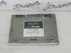 1990 Mazda NA MX-5 Miata Original Owners Manual 8A24-EC-89L