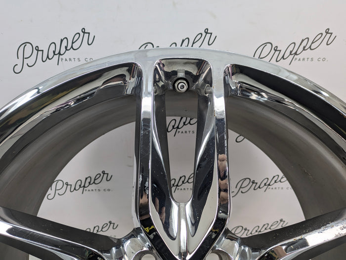Chevrolet C7 Corvette Stingray Rear Rim Wheel Chrome Split 5-Spoke 20