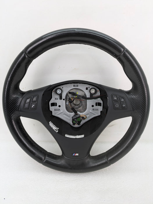 BMW E90 E91 E92 E93 335i 335xi M Sport Leather Manual Steering Wheel 7839075