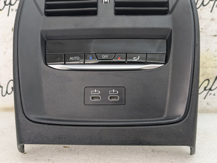 BMW G22 G23 G20 G26 430ix 330ix 330ex Rear Center Console Vent Climate Control Switch Panel & USB-C Ports 8711938/9493012/6806816