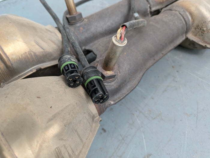 BMW Z3 M Coupe Roadster S52 Exhaust System Mid Section & Catalytic Converters 1744163/1744164