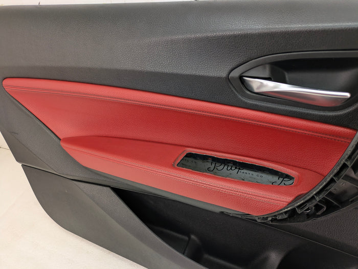 BMW F22 228xi M235xi 230xi M240xi M Sport Coral Red Dakota Leather Interior Seat & Door Panel Set *NOTE*