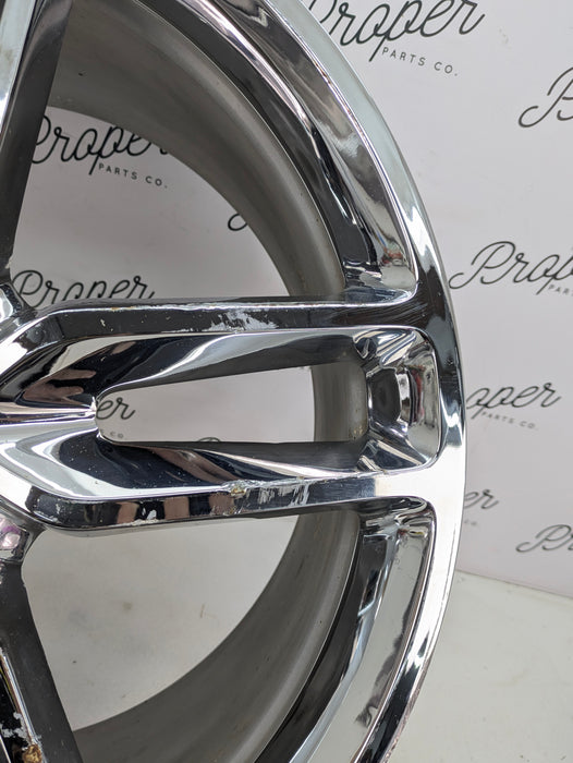 Chevrolet C7 Corvette Stingray Rear Rim Wheel Chrome Split 5-Spoke 20