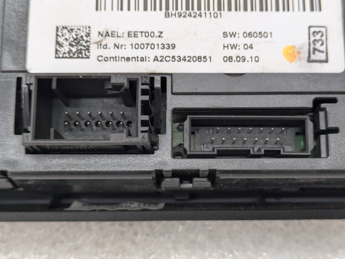 BMW E93 335is 335xi 335i 328xi 328i M3 HVAC Climate Control Panel Buttons 9242411