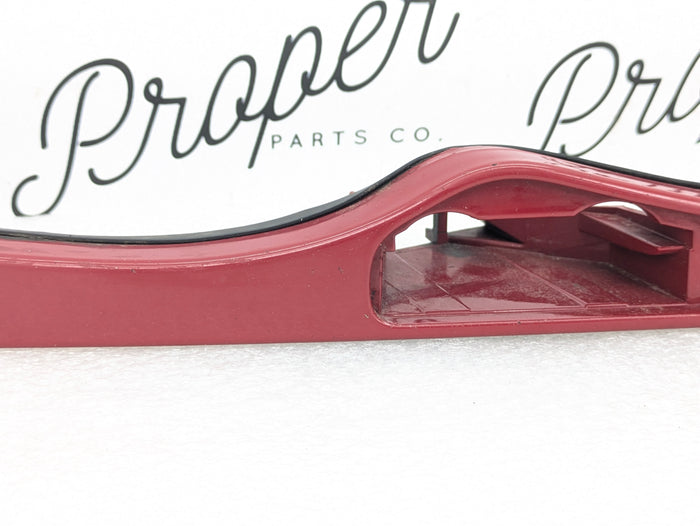 BMW E46 330i 325i 320i Sedan/Wagon Headlight Lower Trim Molding Imola Red Set Left & Right 7030552/7030551 *Damaged*