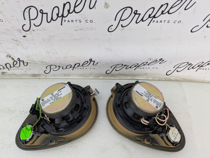 Porsche 996.2 911 Carrera 4 BOSE Left/Right Dashboard Speakers Savanna Beige 99664503300/99664503400