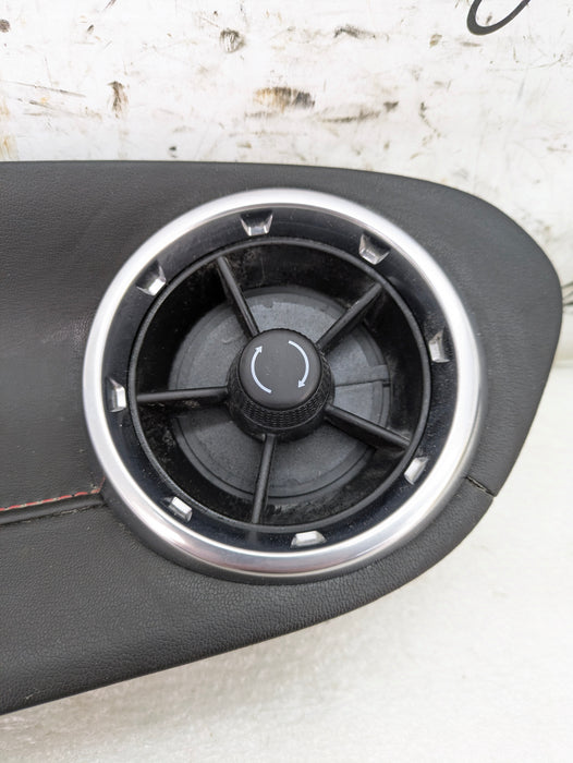 2018 Chevrolet 6th Gen Camaro 2SS Right/Passenger Side Dashboard Trim Panel Black Leather/Red Stitching 84124223/84091802