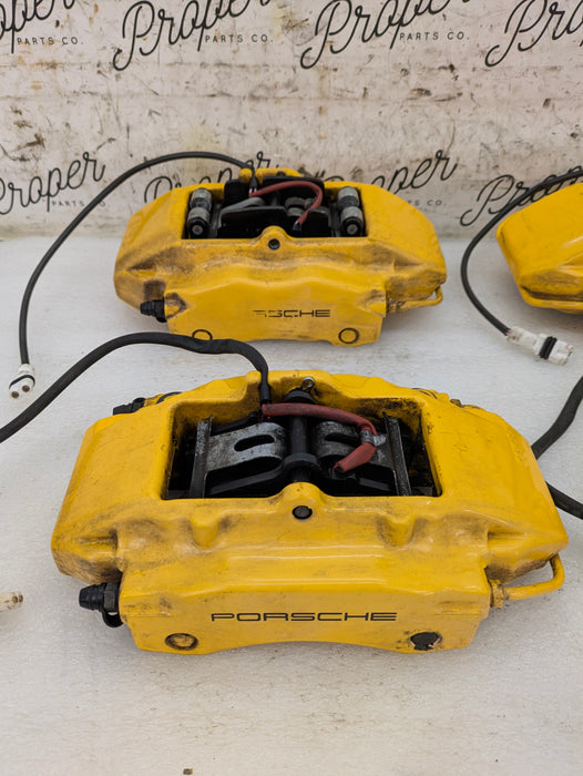 Porsche 996.2 911 Carrera 4 Cab Front & Rear Brembo Brake Caliper Set Of 4 996351426