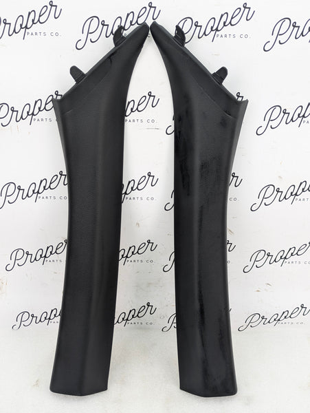 BMW E93 335is 335xi 335i 328xi 328i M3 Black Left/Right A Pillar Trim Set 7129311/7129312