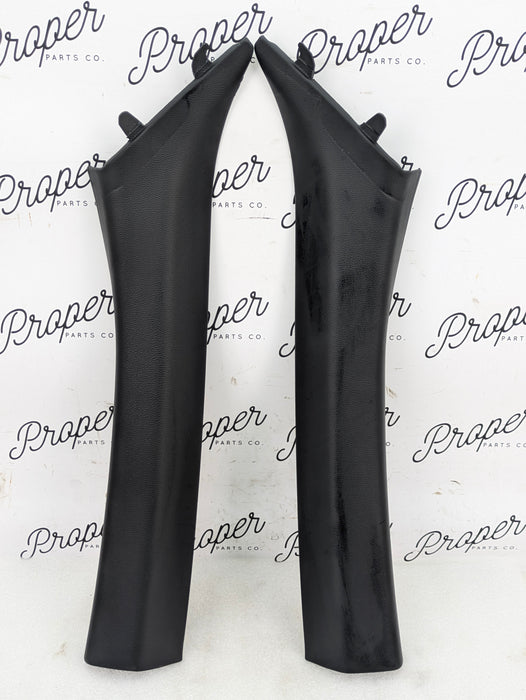 BMW E93 335is 335xi 335i 328xi 328i M3 Black Left/Right A Pillar Trim Set 7129311/7129312