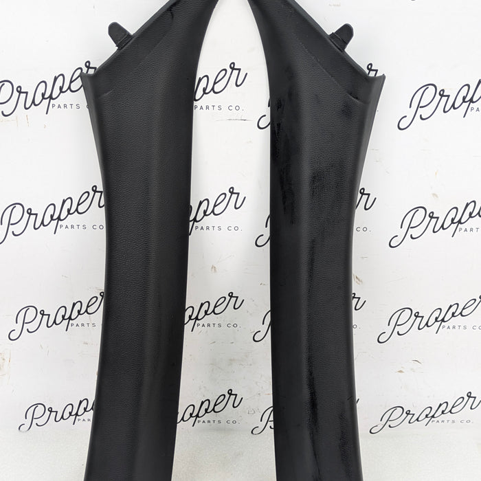 BMW E93 335is 335xi 335i 328xi 328i M3 Black Left/Right A Pillar Trim Set 7129311/7129312