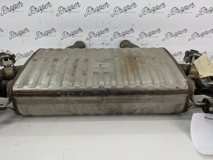 BMW F97 X3 M S58 Engine Rear Valved Black Tip Exhaust Muffler Silencer 8093523 *Damaged*