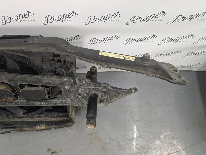 E46 330Ci 328Ci 323Ci 325Ci Front Radiator Support Shroud Panel & Air Conditioning A/C Pusher Fan 51717111691  *Damage*