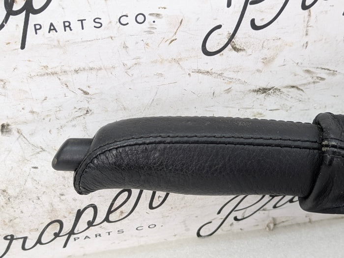 BMW E46 330i 330ci Emergency Parking Brake Lever Handle W/Black Leather Boot 1164489