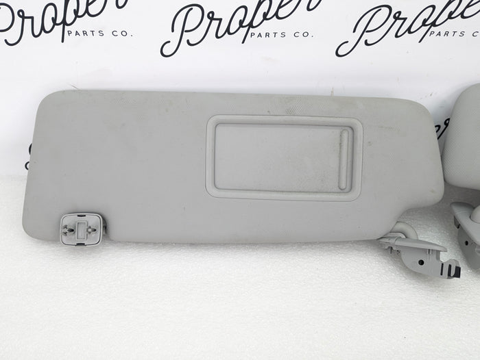 2018 Audi 8U Q3 Sun Visor Set Left Right Pair Light Grey 8K0857552/8K0857551