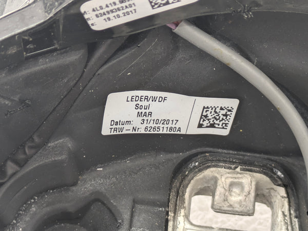 2016-2018 Audi 8U Q3 Black Leather Steering Wheel 8U0419091A