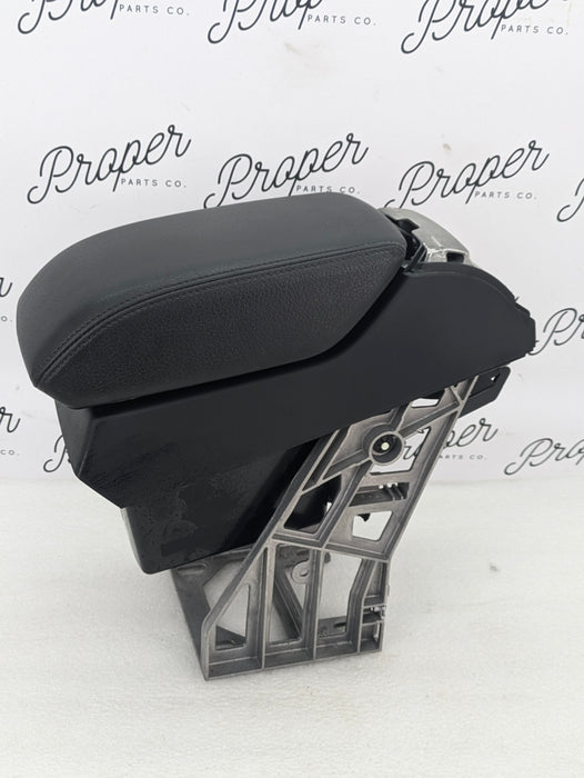 2015-2018 Audi 8U Q3 Front Center Console Armrest Black Leather Compartment Mechanism 8U0864207/8U0864283 *DAMAGED