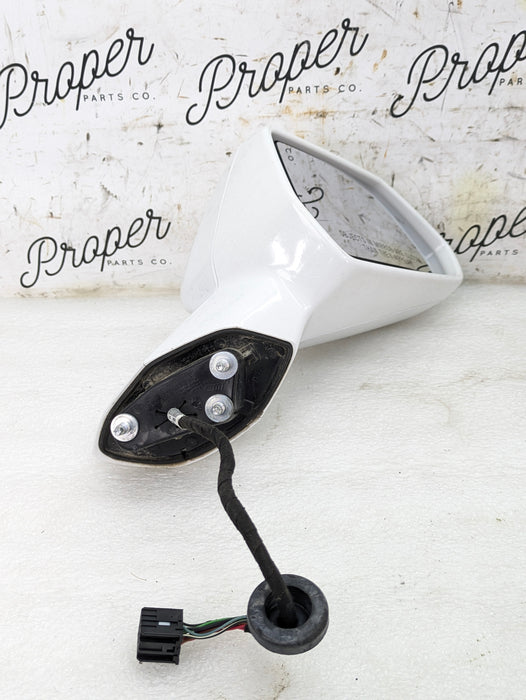 2018 Chevrolet 6th Gen Camaro 2SS Right/Passenger Side View Heated Mirror Summit White (GAZ) 84222348