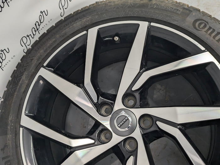 2021 Volvo V60 T6 R-Design Y Spoke Black Diamond Cut Wheel 8 X 18 Et 42 31471311 #2