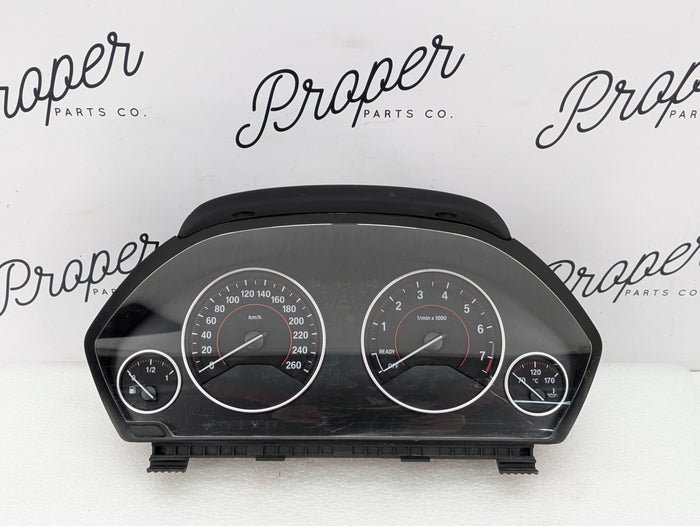 BMW F30 335xi Instrument Gauge Cluster Speedometer Tachometer KPH 9232895/9295860 *DAMAGED*