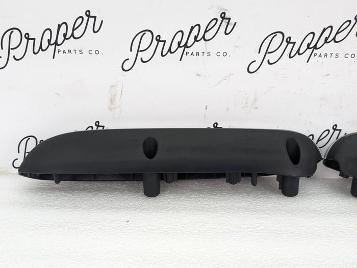 BMW E46 M3 330ci Coupe/Convertible Rear Panel Armrest Set Brushed Aluminum Trim 8241211/8241212